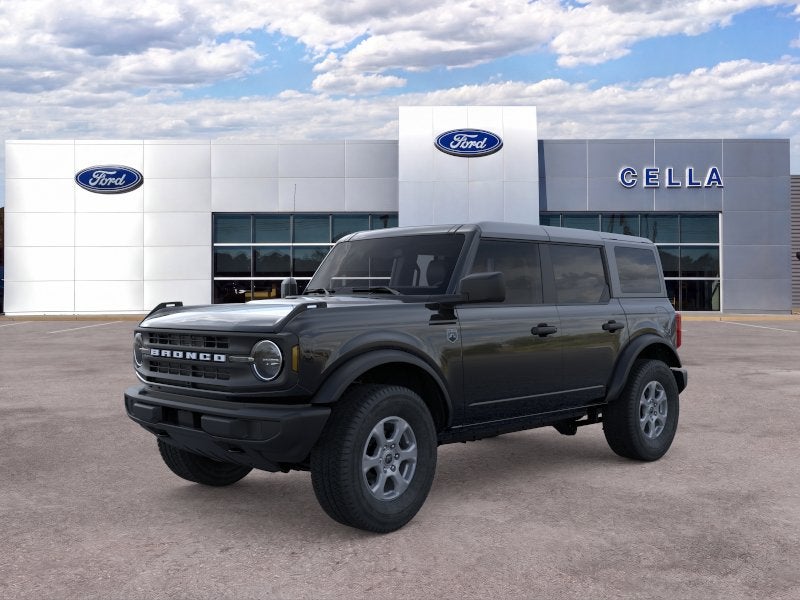 2026 Ford Bronco Big Bend in Shadow Black — front three-quarter view
