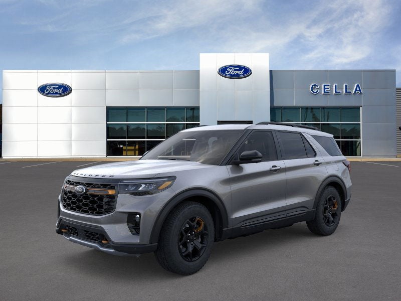 2026 Ford Explorer Tremor in Carbonized Gray Metallic — front three-quarter view