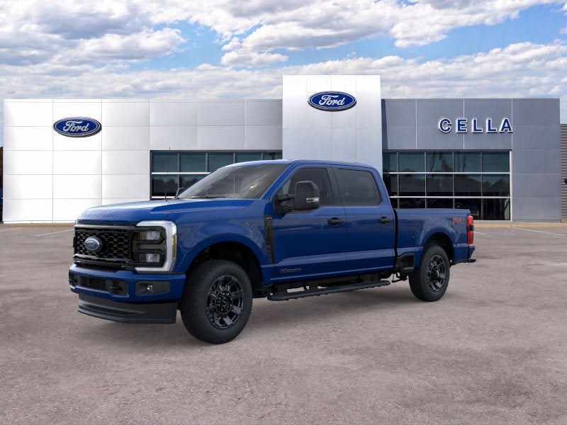 2026 Ford Super Duty F-250 XL in Argon Blue Metallic — front three-quarter view