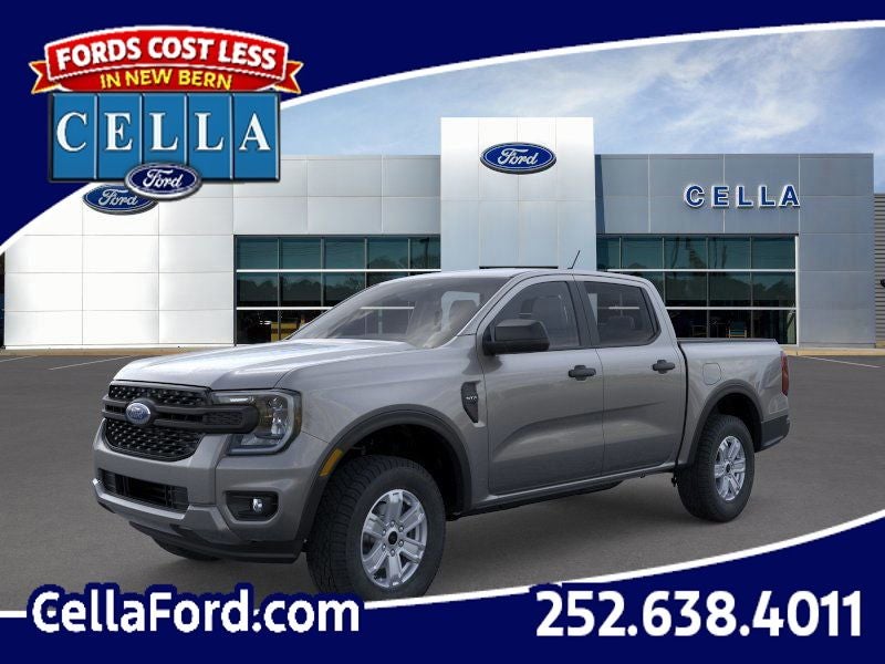 2025 Ford Ranger XL in Carbonized Gray Metallic — front three-quarter view