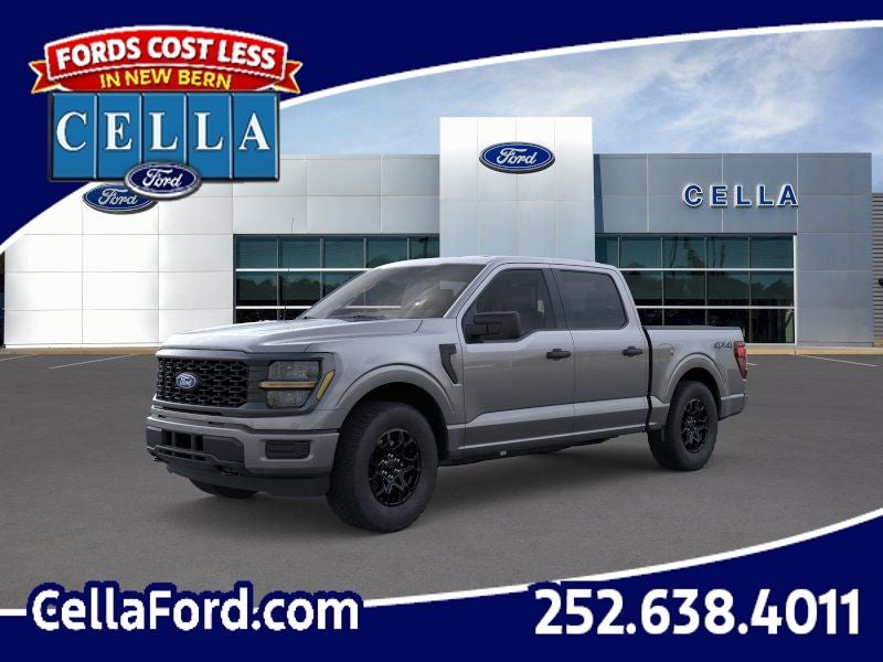 2026 Ford F-150 STX in Carbonized Gray Metallic — front three-quarter view
