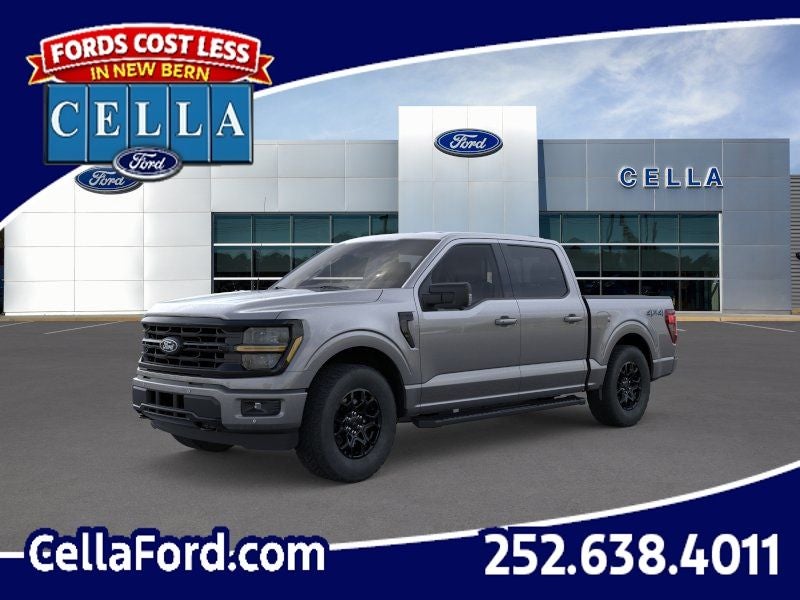 2026 Ford F-150 XLT in Carbonized Gray Metallic — front three-quarter view