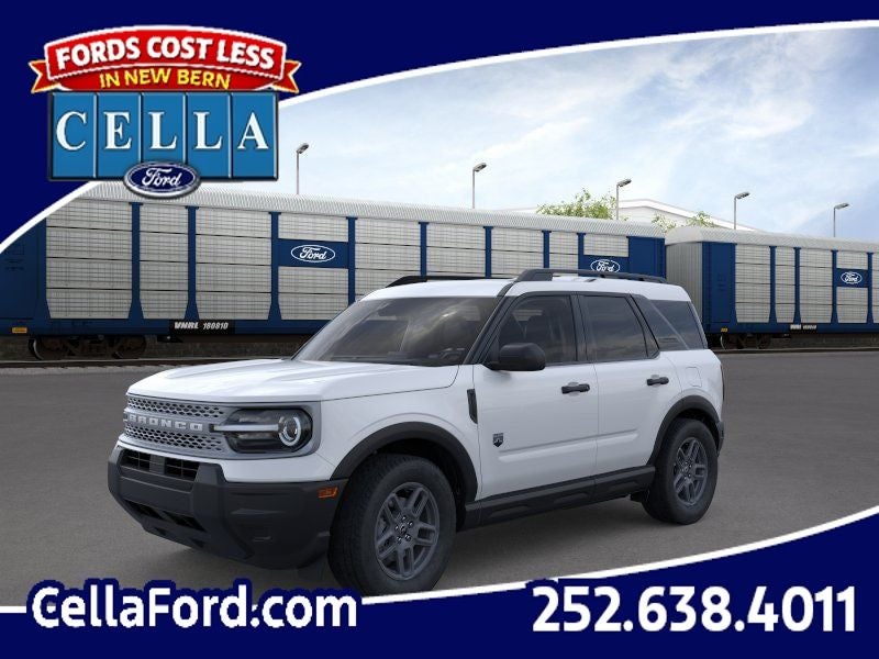 2026 Ford Bronco Sport Big Bend in Oxford White — front three-quarter view