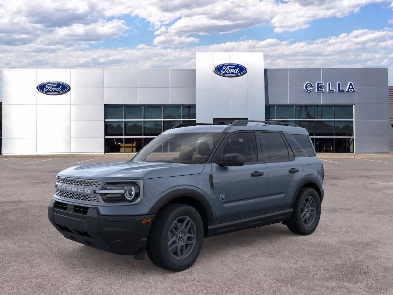 2026 Ford Bronco Sport Big Bend in Azure Gray Metallic Tri-Coat — front three-quarter view