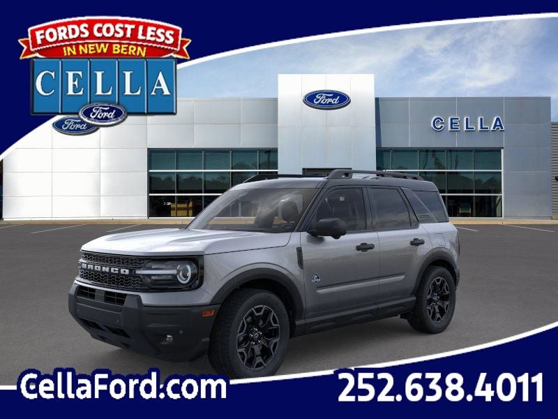 2026 Ford Bronco Sport Outer Banks in Carbonized Gray Metallic — front three-quarter view