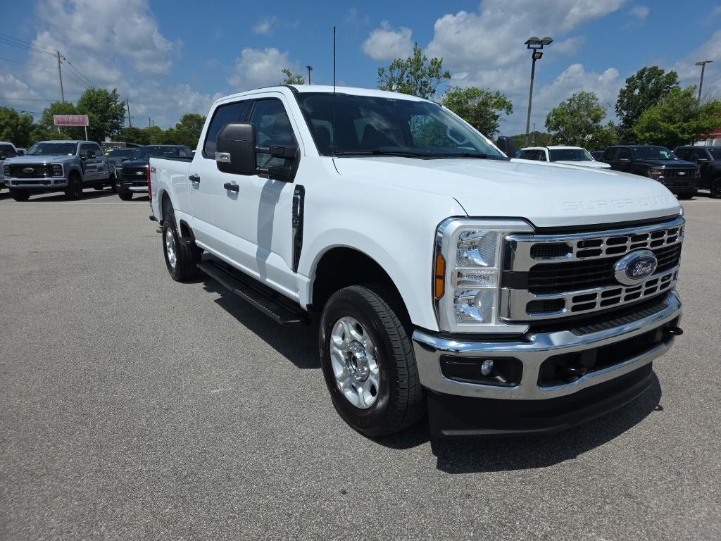 2026 Ford F-250SD XLT in Oxford White — front three-quarter view