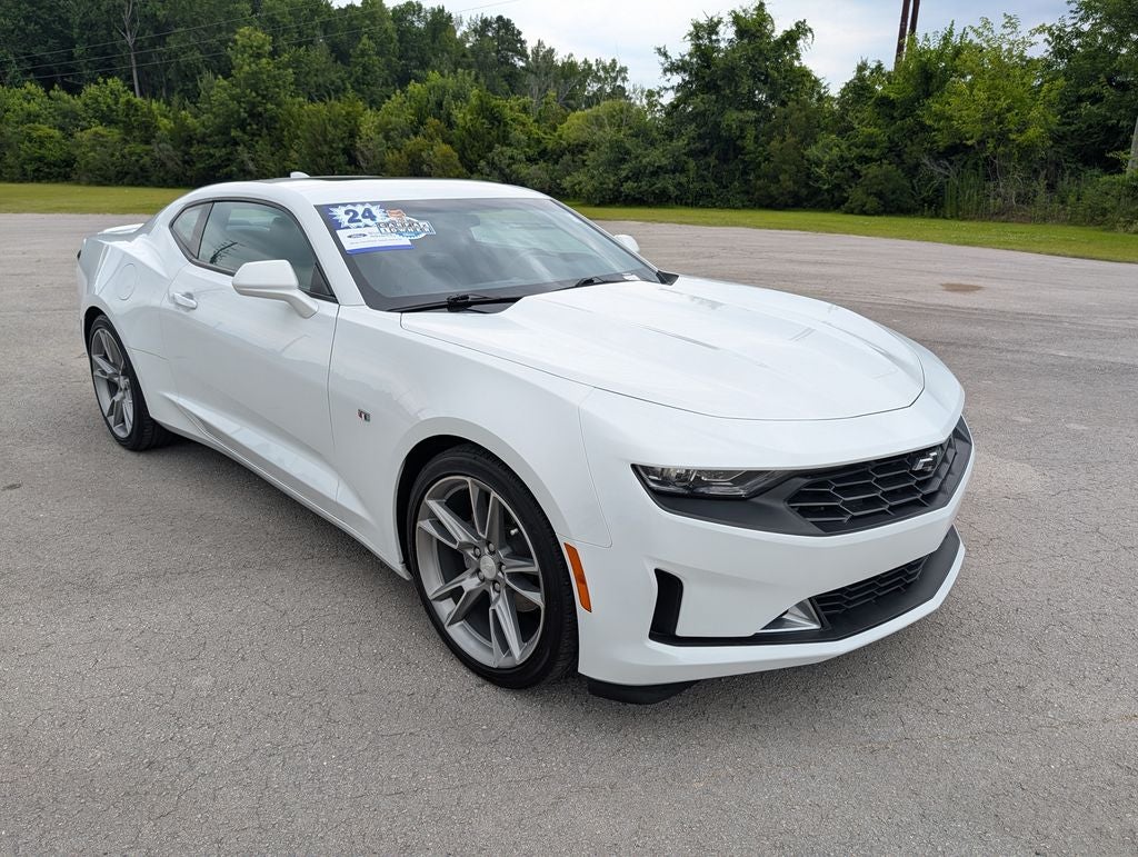 2024 Chevrolet Camaro 2LT 2LT in Summit White — front three-quarter view