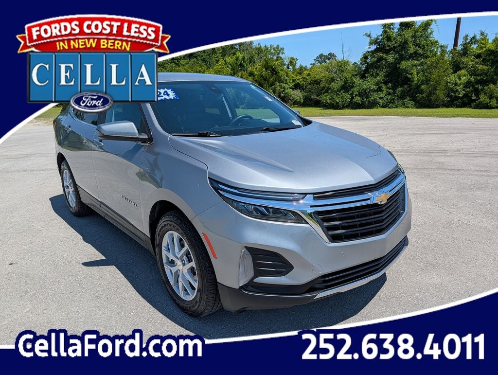 2024 Chevrolet Equinox LT in Sterling Gray Metallic — front three-quarter view