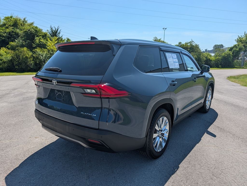 2024 Toyota Grand Highlander — rear three-quarter view